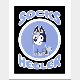 Socks Heeler Posters and Art